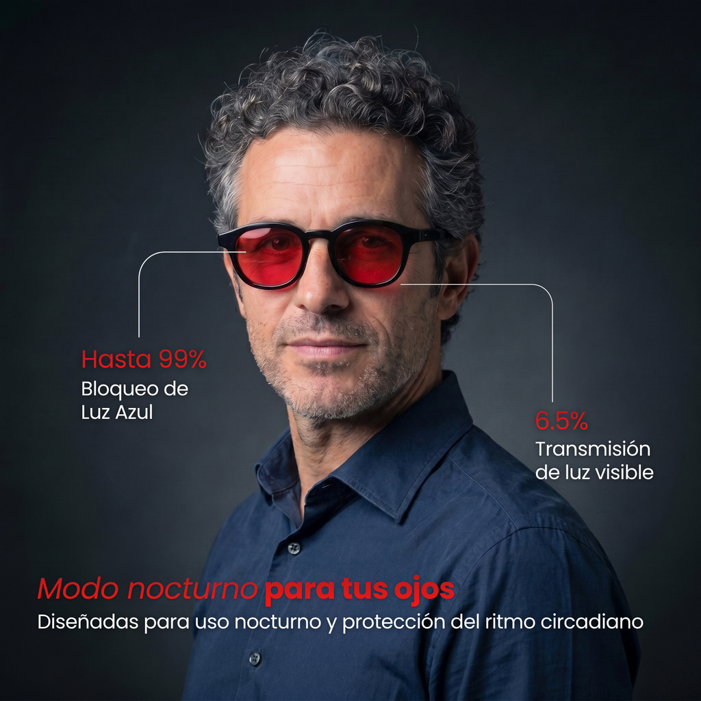 AZZARI™ Cristal Rojo - Uso Nocturno
