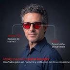 Gafas Graduadas Anti Luz Azul - Unisex - Uso Nocturno
