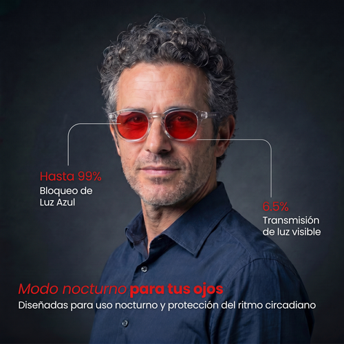 AZZARI™ Cristal Rojo - Uso Nocturno
