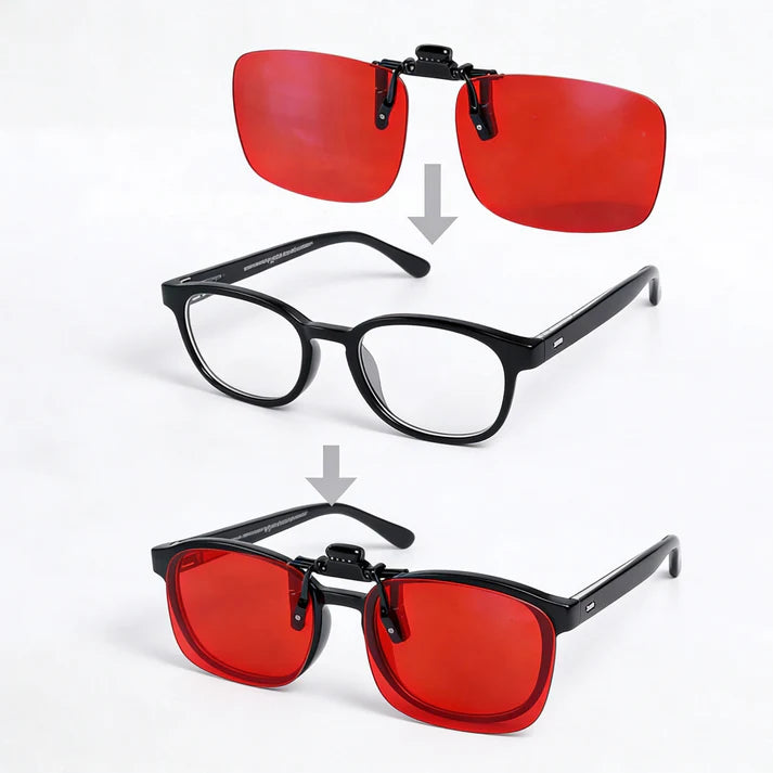 Pack Clip para Gafas Graduadas - Protección Luz Azul 24h
