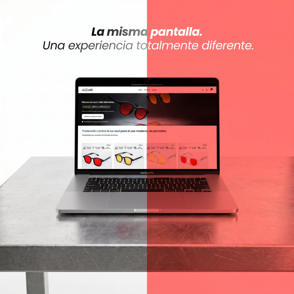 AZZARI™ Cristal Rojo - Uso Nocturno