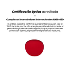 Gafas Graduadas Anti Luz Azul - Unisex - Uso Nocturno