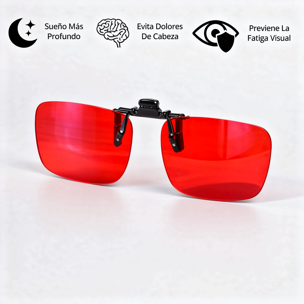Cristal Rojo para Gafas Graduadas