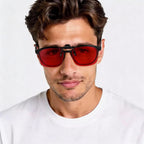 Cristal Rojo para Gafas Graduadas