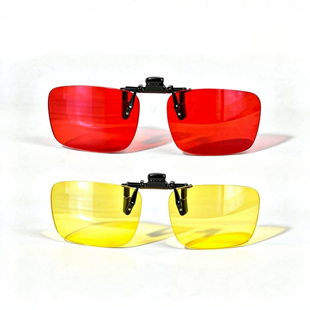 Pack Clip para Gafas Graduadas - Protección Luz Azul 24h